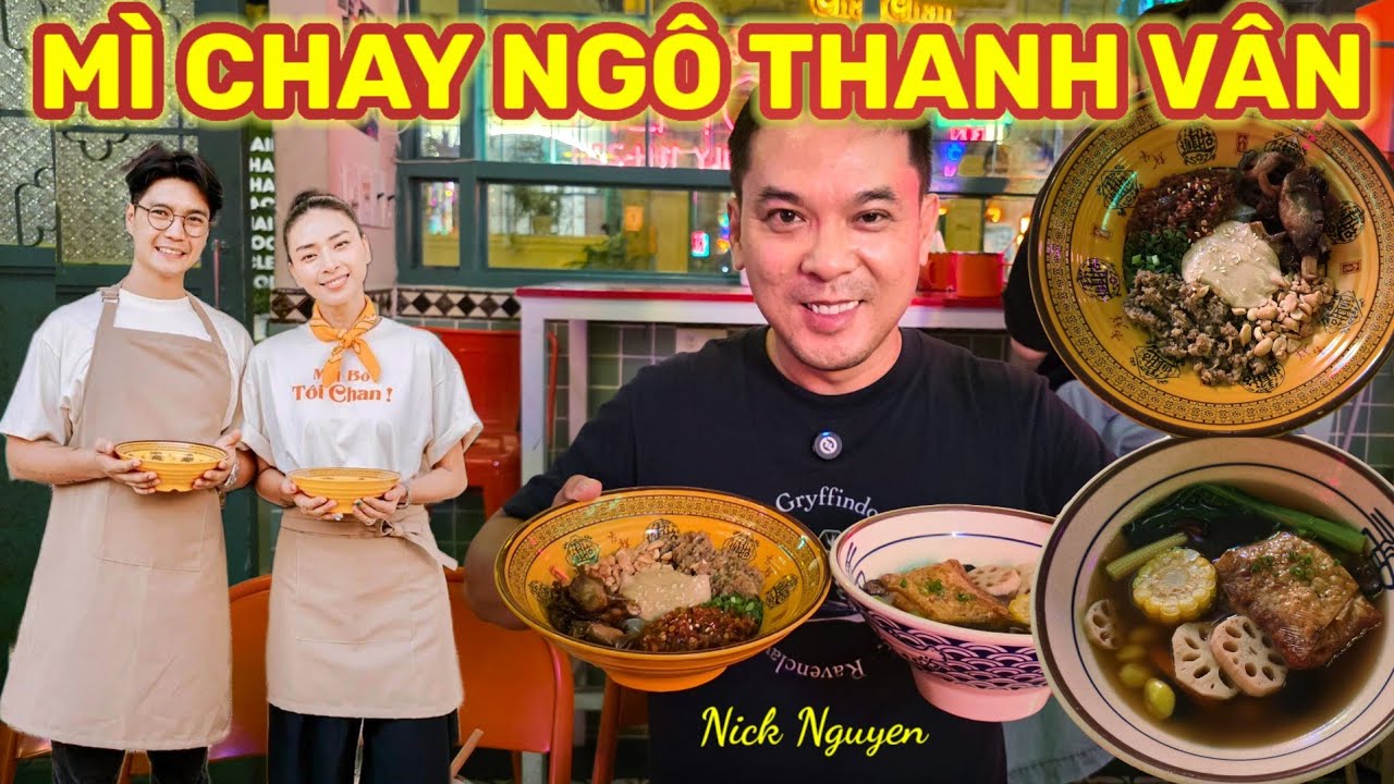 TRẢI NGHIỆM QUÁN CHAY DIỄN VIÊN NGÔ THANH VÂN VÀ CAFE PHÊ-LA THẢO ĐIỀN || Nick Nguyen