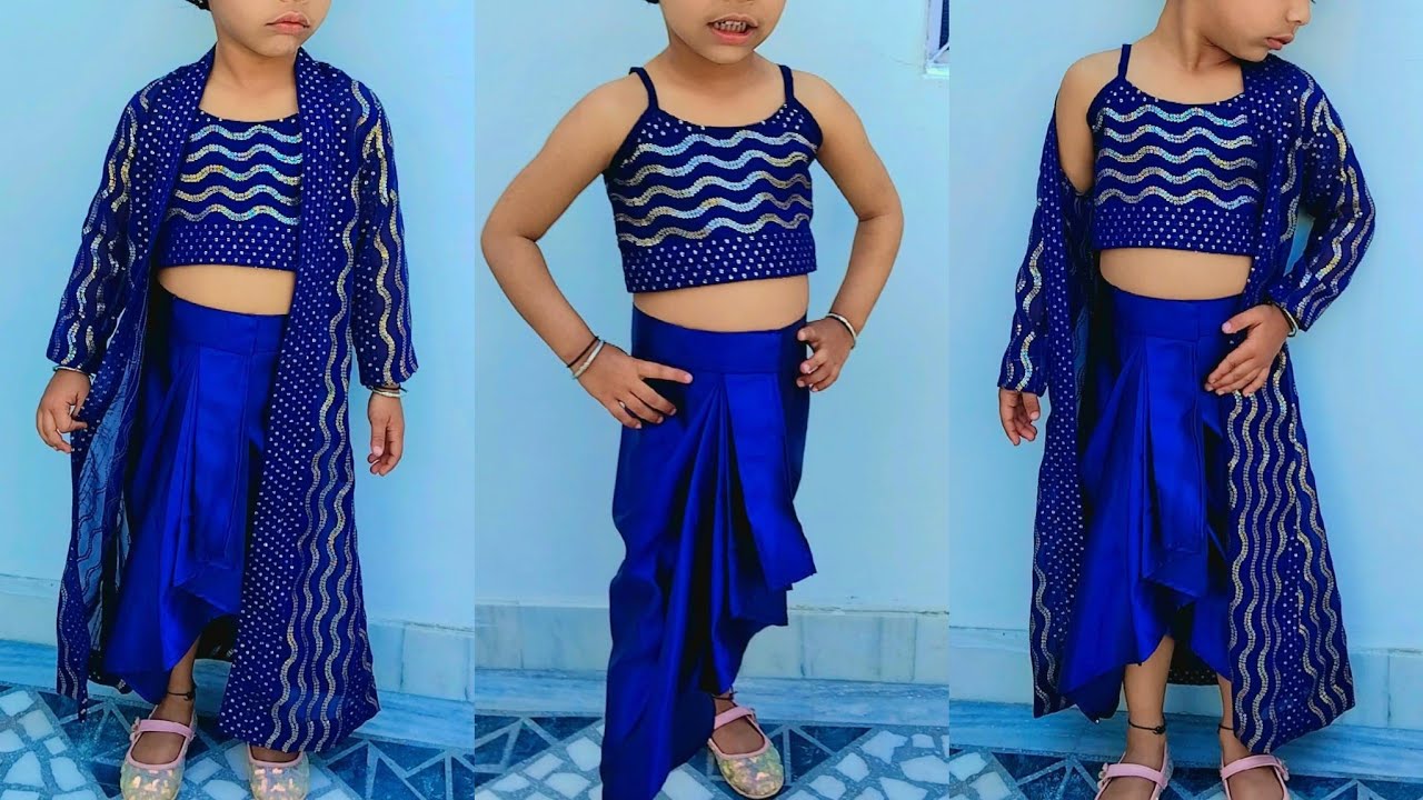 draping skirt cutting and stitching 2023 || dhoti style skirt cutting || cutting and stitching