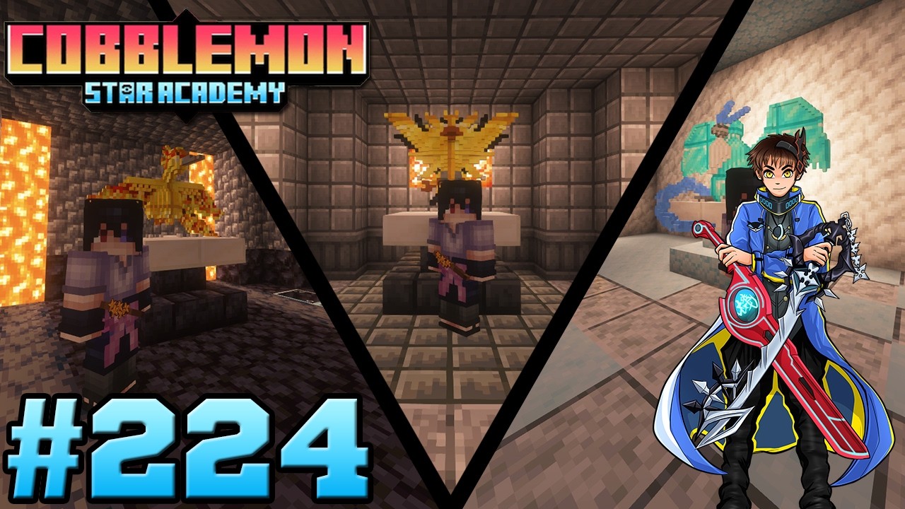 Cobblemon: Star Academy Playthrough with Chaos & the Lads part 224: Big Metal Rock