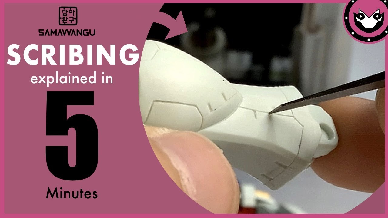 SAB Panel Liner | How to Panel Line SCRIBING on GUNPLA! | Gundam Scribing Explained