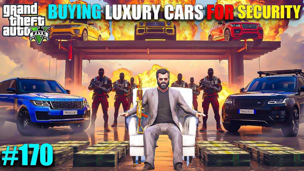 MICHAEL BUYING LUXURY CARS FOR SECURITY IN GTA 5! (HINDI DUBBED) | GTA 5 GAMEPLAY 