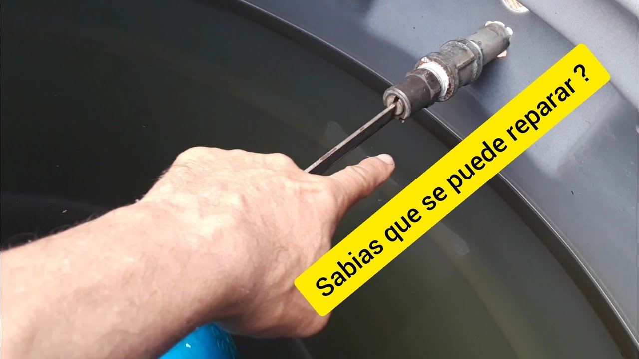 Como reparar un flotante de un tanque de agua.