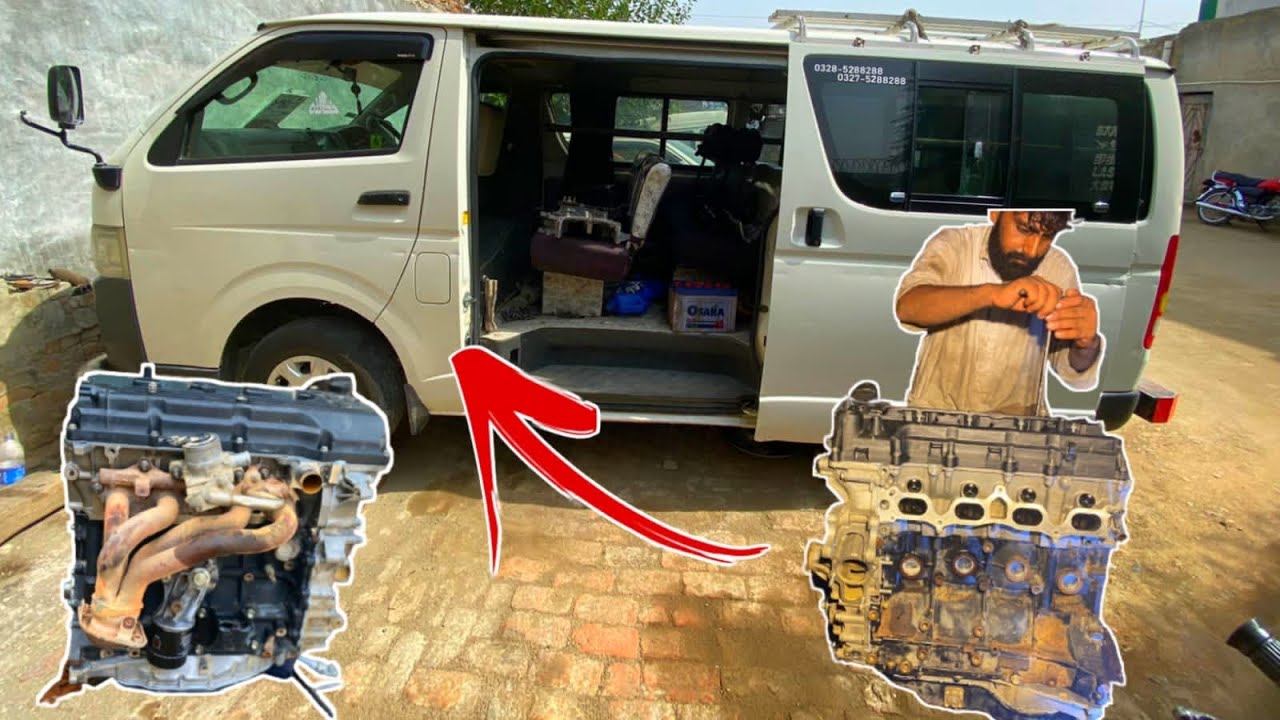 Toyota Hiace engine |1TR Engine Rebuilding part 1 | ​⁠@mechanichands skill