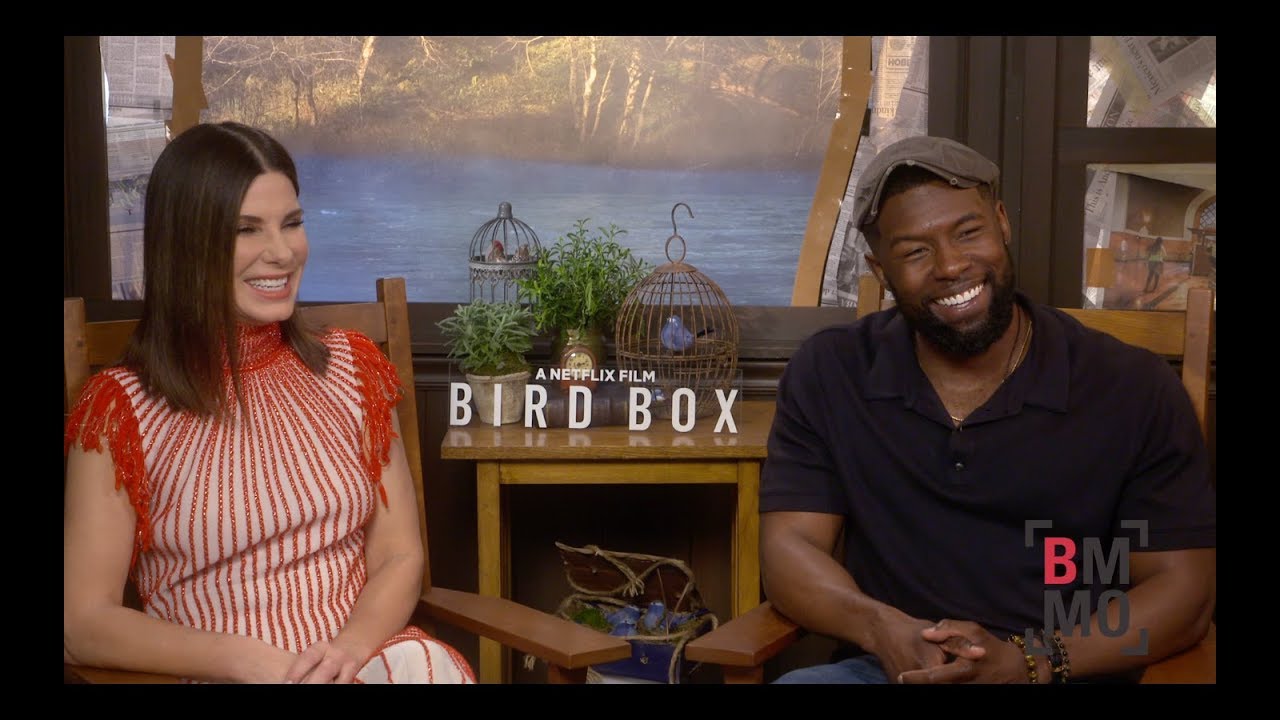 Sandra Bullock & Trevante Rhodes Interview - Bird Box