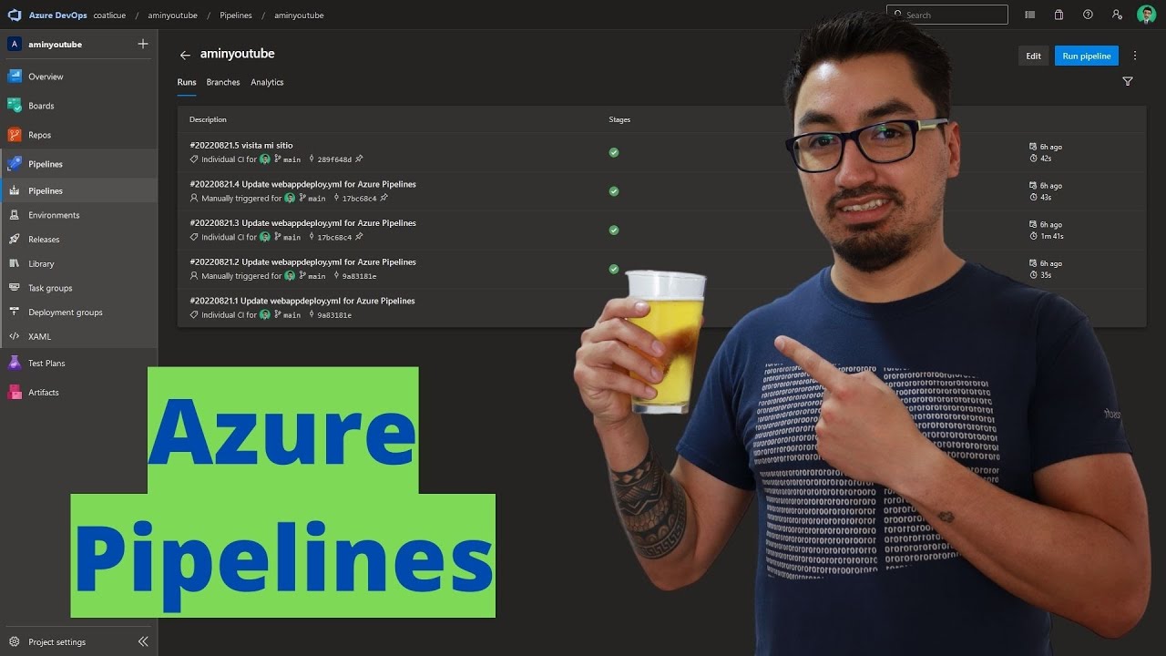 CI/CD de tu sitio web con Azure Pipelines ¡En menos de una cerveza!