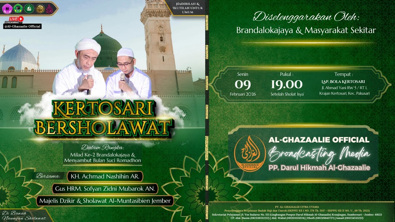 🔴LIVE LAPANGAN BOLA KERTOSARI | MDS AL-MUNTASIBIEN | 9 FEBRUARI 2026