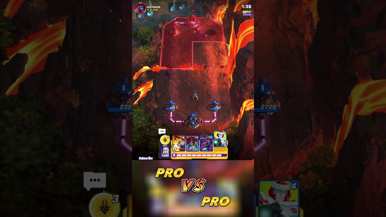 PRO VS PRO Battle (VS Jaymouse) - TRANSFORMERS: Tactical Arena