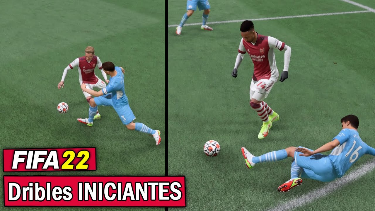 5 DRIBLES PARA INICIANTES NO FIFA 22 | DRIBLES que qualquer um pode fazer - FIFA 22 TUTORIAL