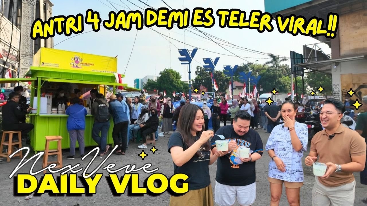 MAMANYA AZKA JUALAN ES TELER, VIRAL BANGET SAMPE ANTRI 4 JAM!!