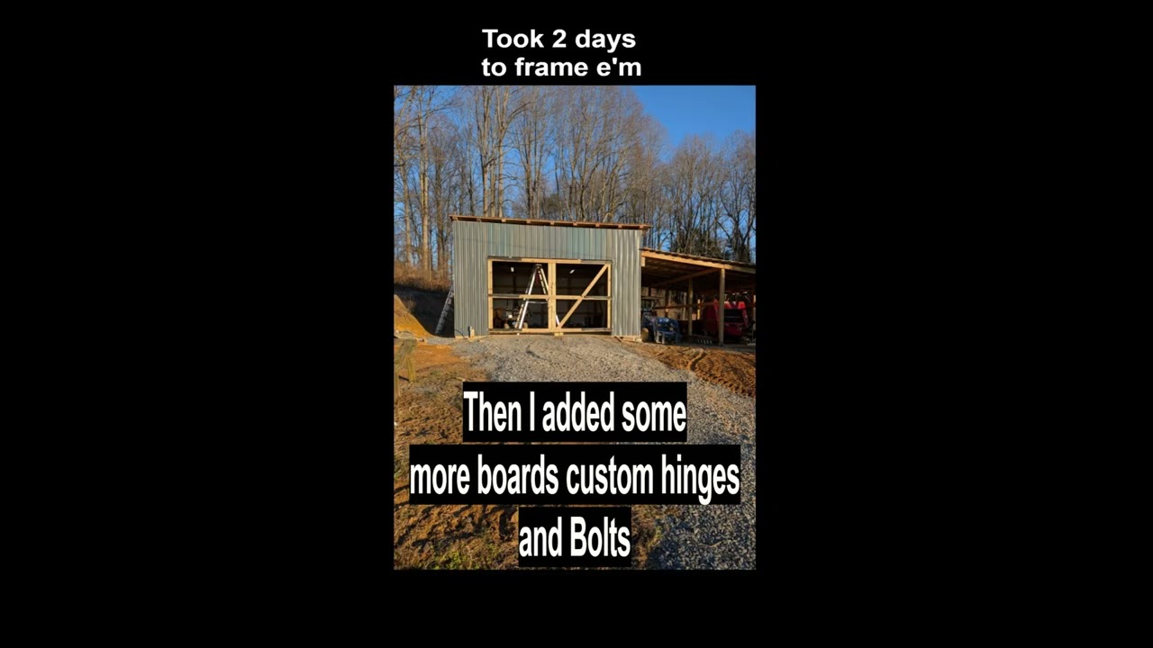 SNOW AND SHOP DOORS BUILD