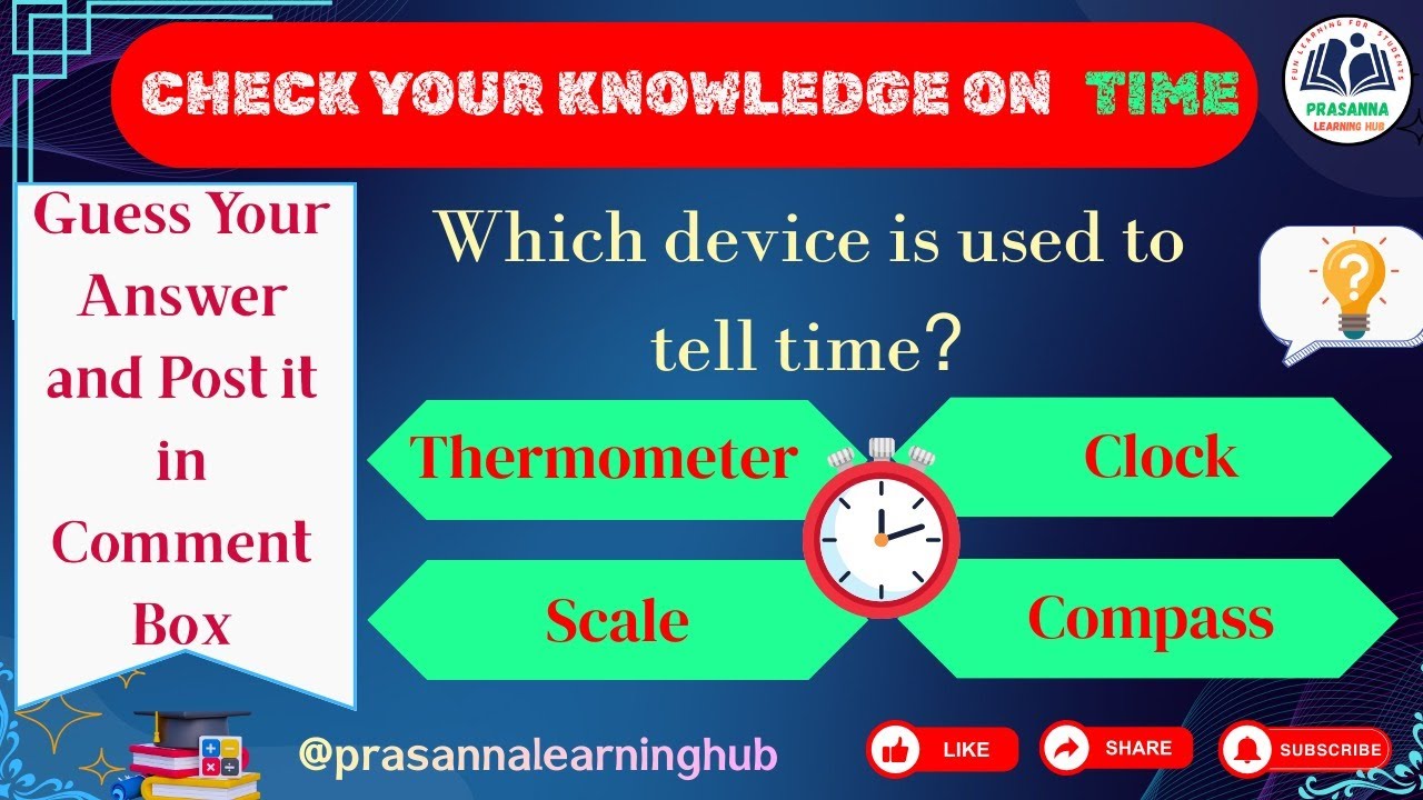Check your knowledge on TIME and guess the correct answer/ 