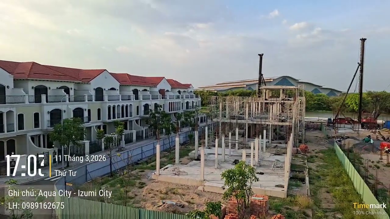 River Park 2 ( Valencia ) 5x19,5 tích cực thi công - Aqua City tháng 3/2026