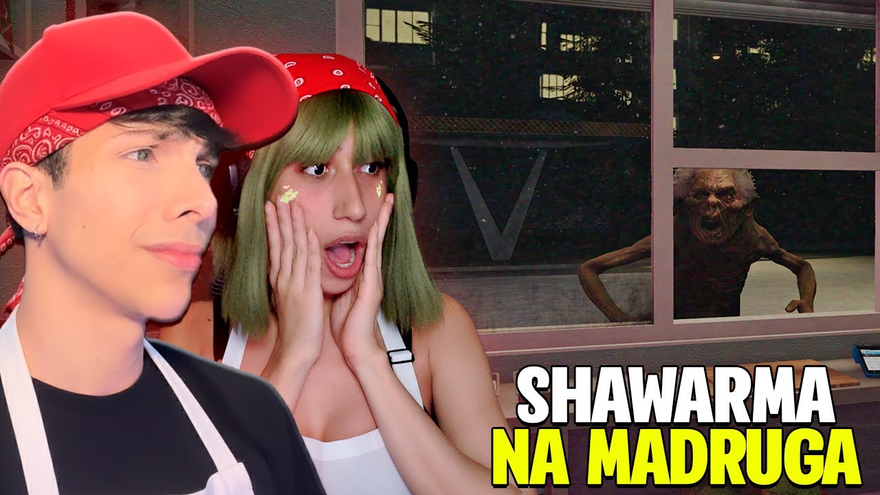 VENDI SHAWARMA COM A BIBI TENEBROZA NA MADRUGADA! 😰