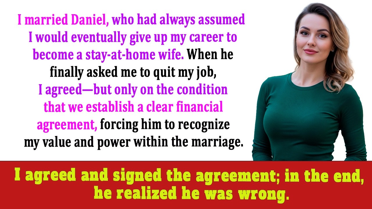 My Husband Demanded I Quit My Job After the Wedding — I Agreed… With One Condition