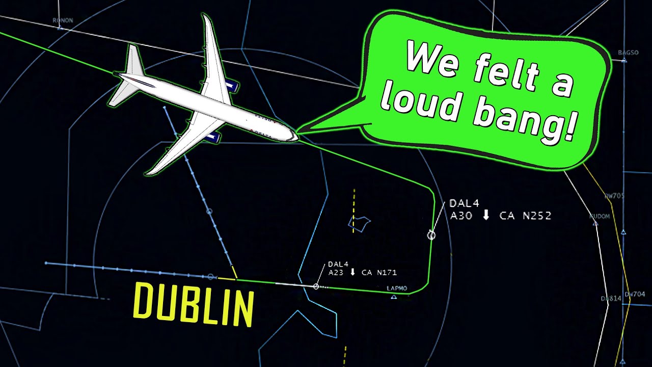 Delta B767 has POSSIBLE SMOKE IN THE COCKPIT | Emergency Diverts to Dublin