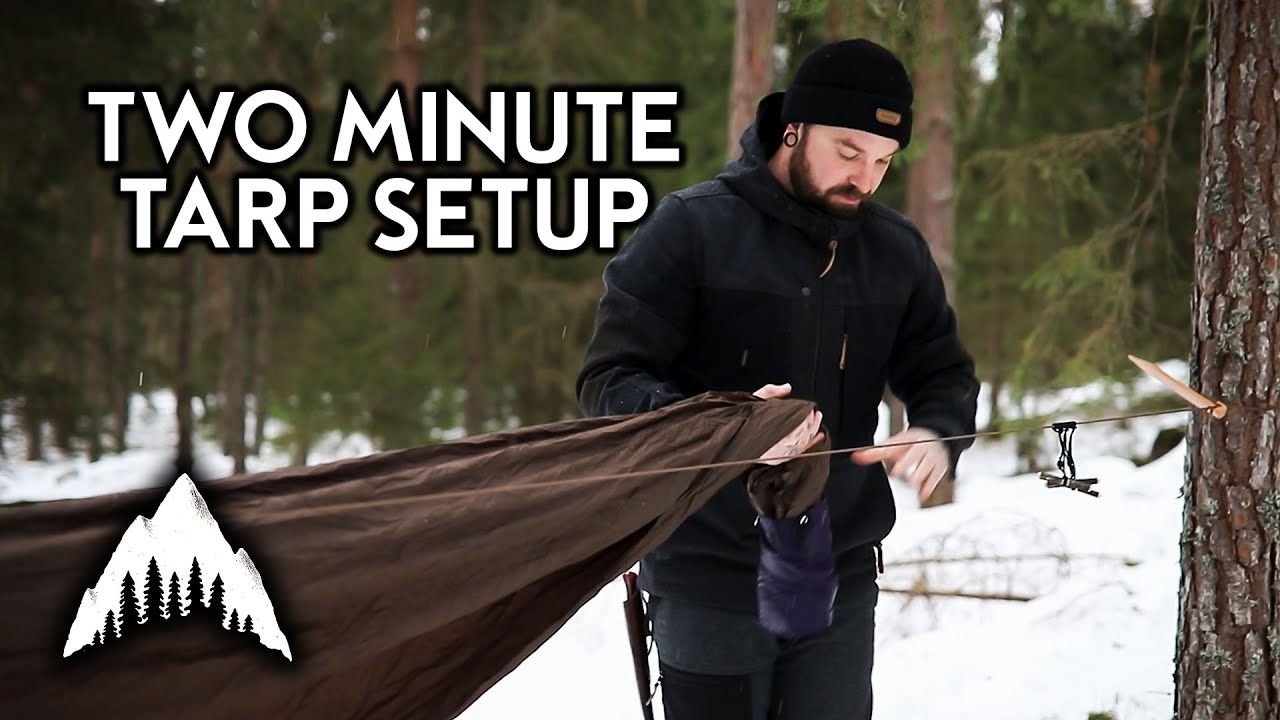 TWO MINUTE TARP SETUP