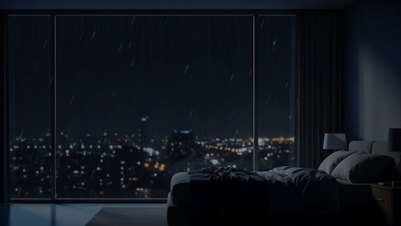 비가 시간을 느리게 만드는 밤 #sleepaid #deepsleep