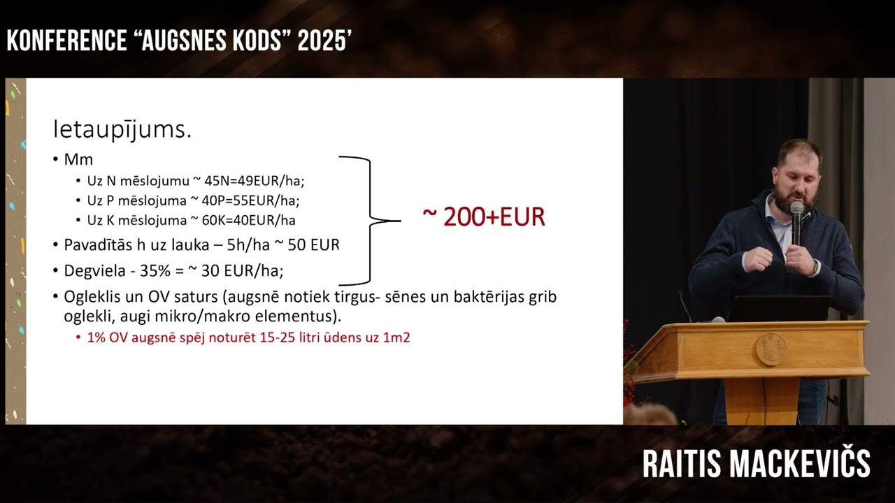 Zaļmēslojums/ starpkultūras - ilgtspējīga pieeja saimniecības attīstībai
