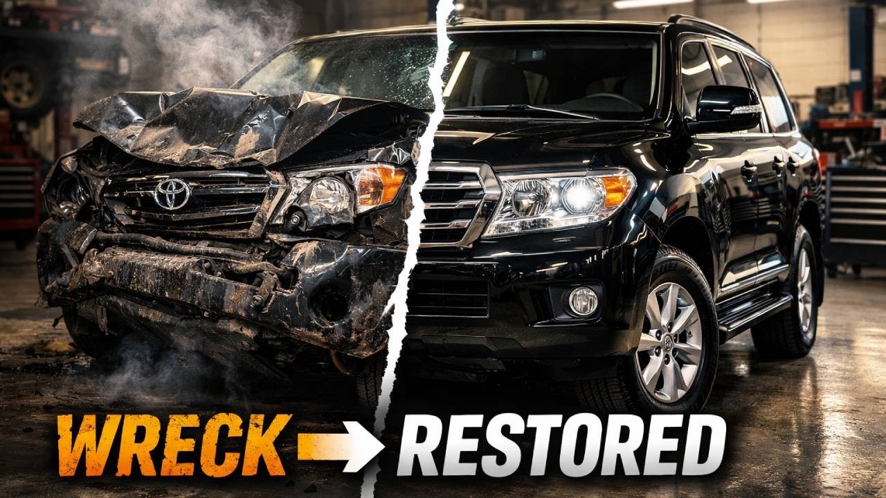 Unbelievable Wrecked Car Rebuild | Toyota Land Cruiser Full Restoration
