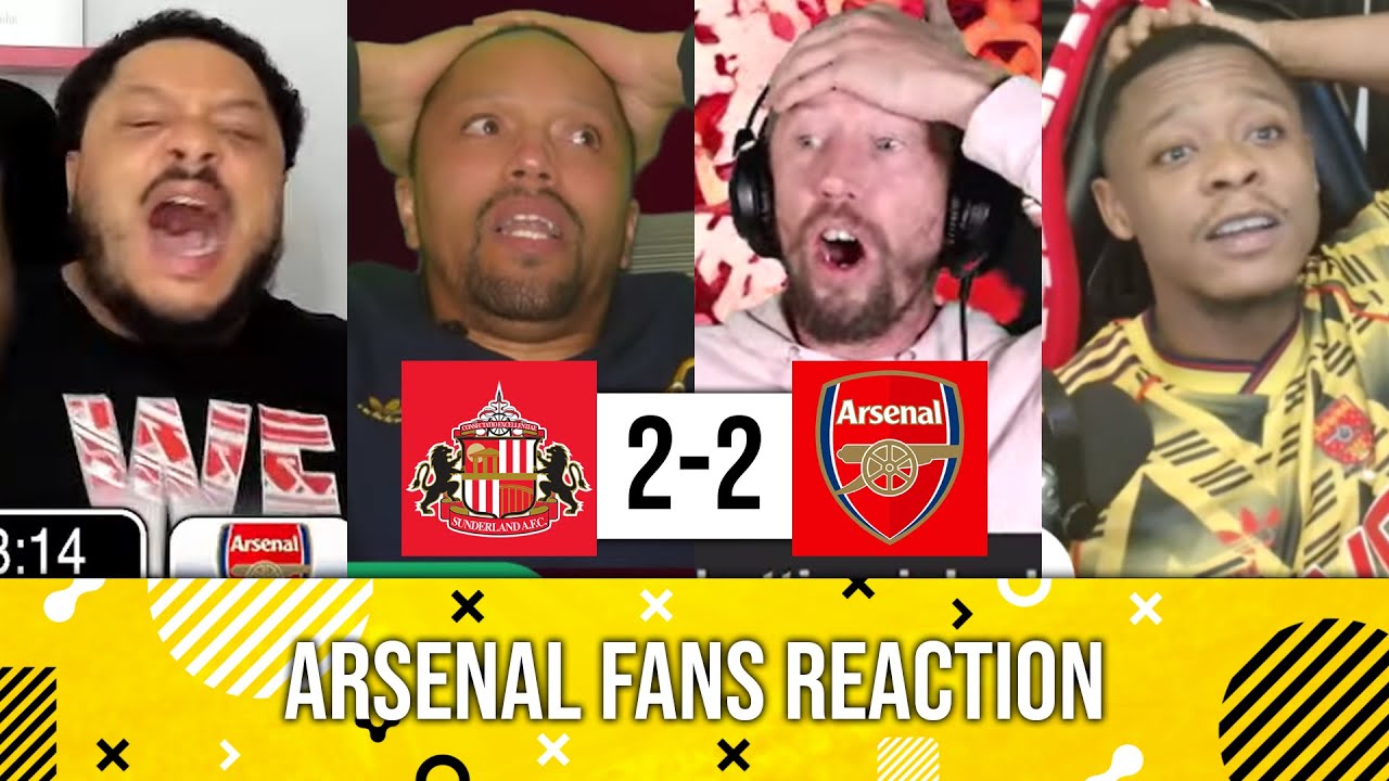 ARSENAL FANS REACTION! SUNDERLAND 2-2 ARSENAL (EPL 2025-26 MATCHDAY 11) | FANS REACTION