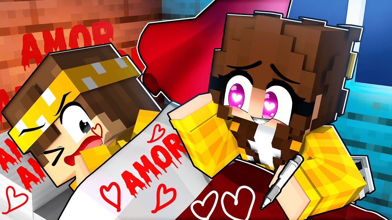MINHA CRUSH ficou MALUCA por MIM no Minecraft!