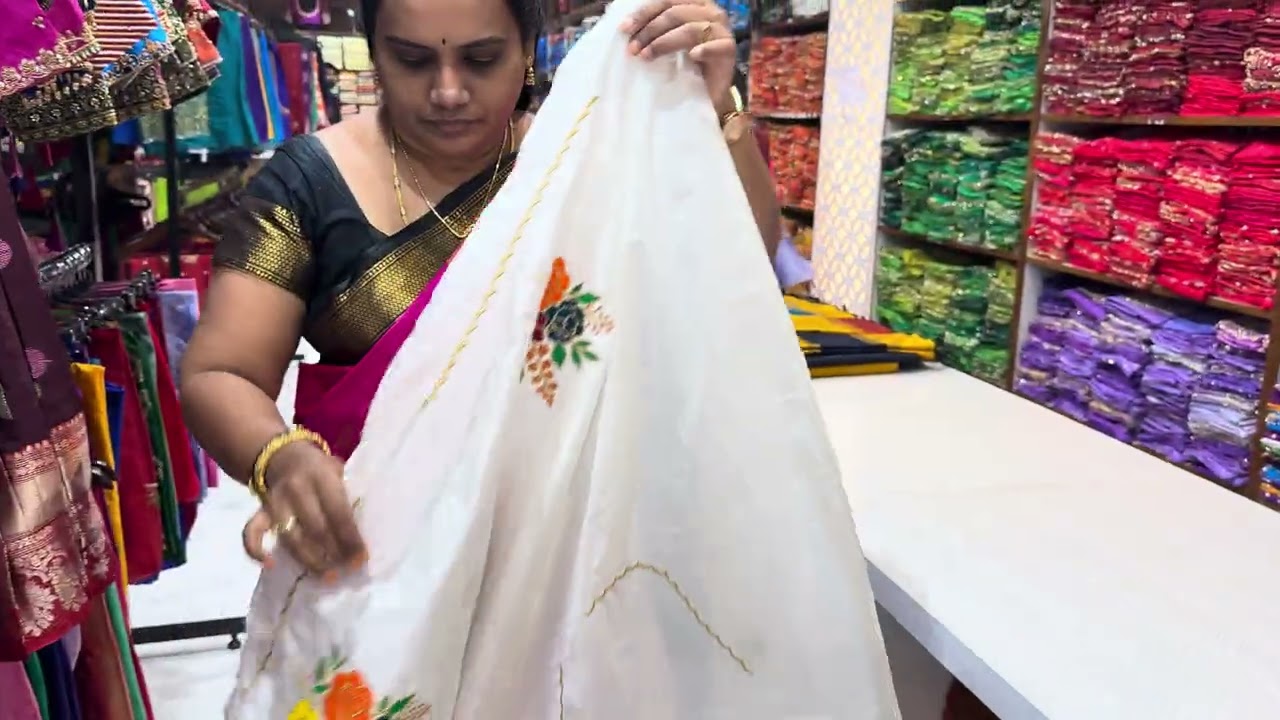 ఒక్క బ్లౌజ్‌తో 5 చీరలు వేసుకోవచ్చా? 😍 Painting + Embroidery Designer Blouses