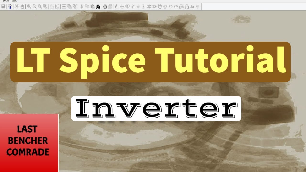 Учебник LT Spice 1 | Инвертор | Схема | Форма сигнала | Как разработать КМОП-инвертор в LT Spice