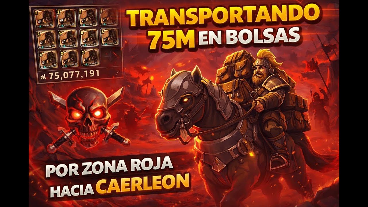 TRANSPORTE A CAERLEON 75 MILLONES: El im&aacute;n de GANKERS m&aacute;s grande de Albion 💀