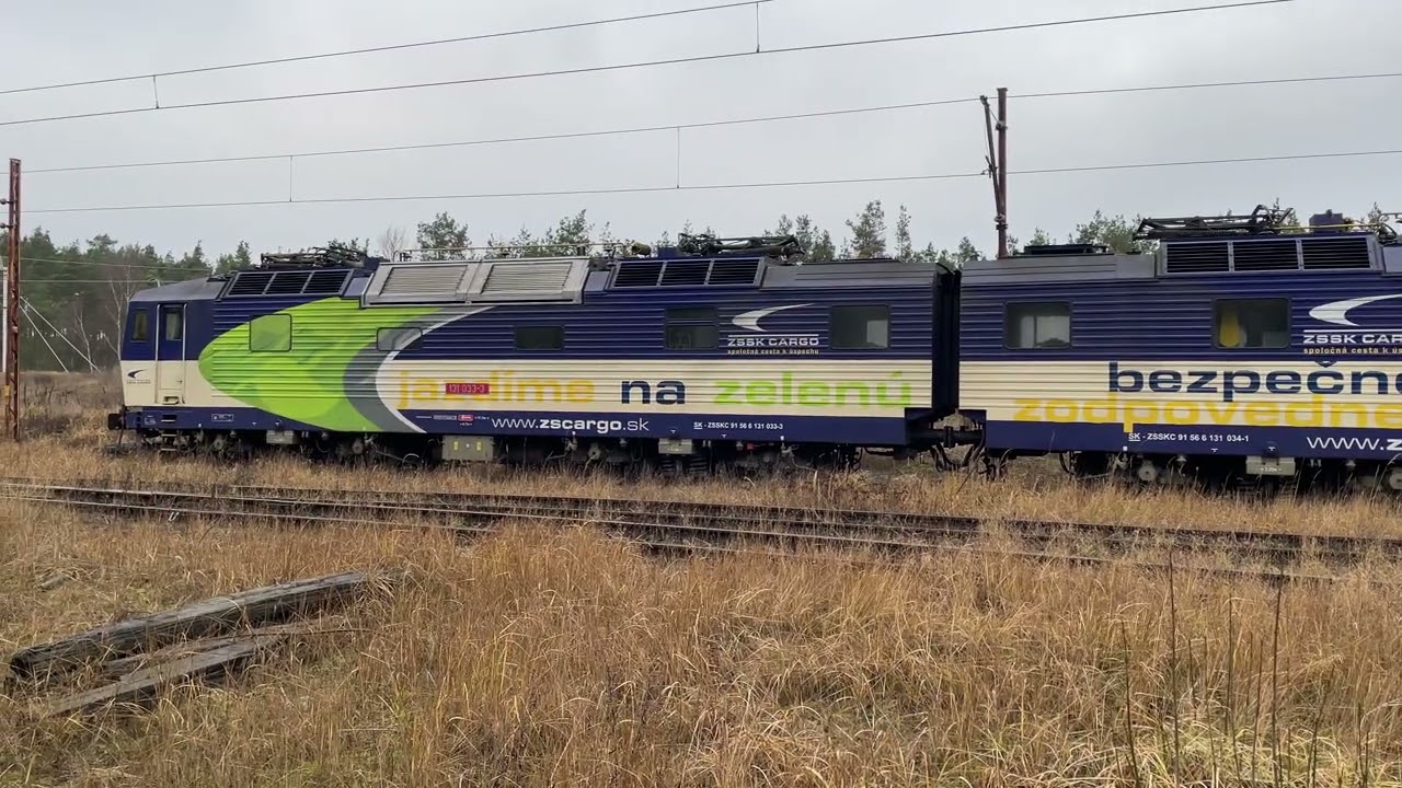 🚆131 033-3+131 034-1 (SK-ZSSKC CARGO) - pojazd oczekuje zatrudnienia