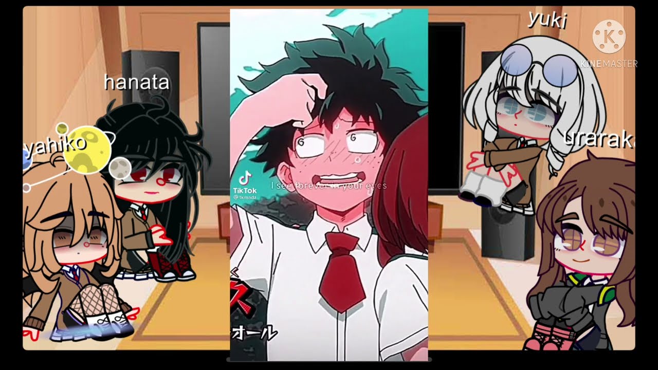 Deku-simps react to him + some drama ( izuocha ) 💕😮‍💨