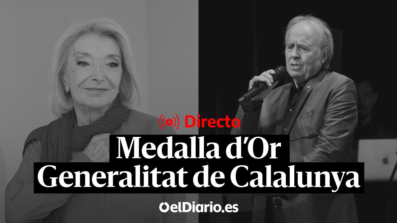 🔴 DIRECTO | La Generalitat de Catalunya entrega la MEDALLA DE ORO de a SERRAT y N&Uacute;RIA ESPERT