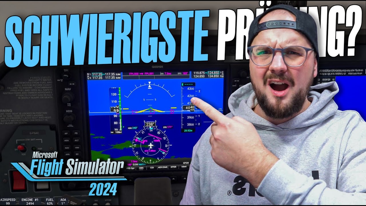 Pr&uuml;fungsangst! Die Instrumentenflugberechtigung im MSFS 2024 ist nicht so einfach! F 5