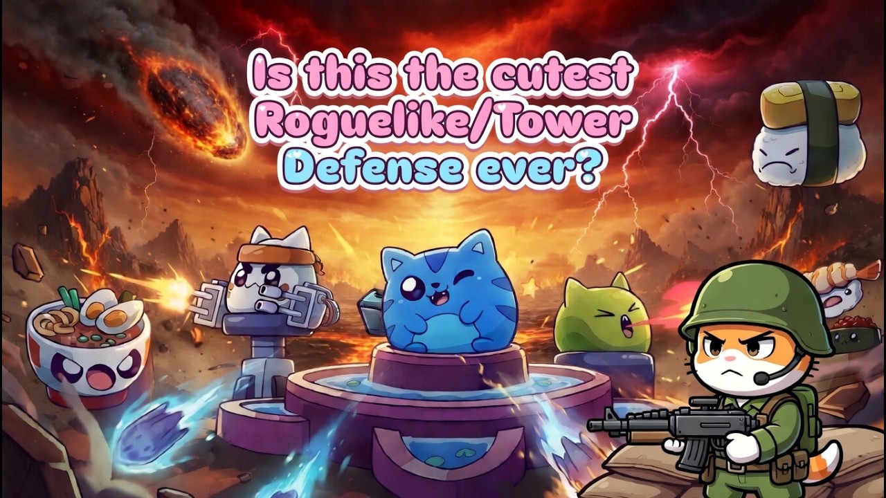 Sushi Cat Tower Defense: The Cutest Chaos You’ll Ever Play!