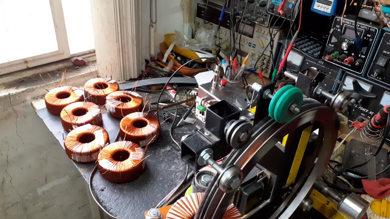 Bobinado de transformador toroidal