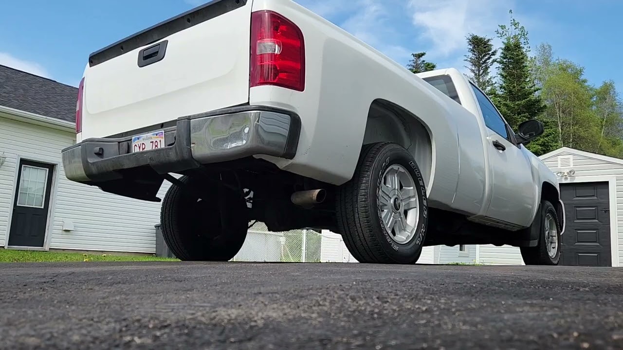 09 Silverado 4.8 vortec stock exhaust with cat delete