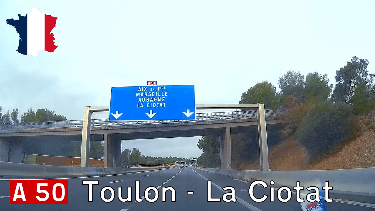 France (F): A50 Toulon - La Ciotat w/ @enr.autosel