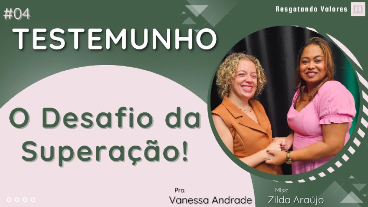 Testemunho 04 | Mesmo tendo DIREITO  ao DIVÓRCIO eu DECIDI CONTINUAR Casada! | Pra. Vanessa Andrade