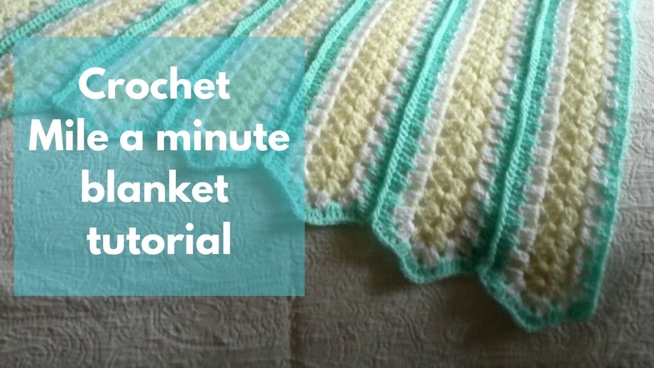 Mile a Minute Crochet Tutorial #crochettutorials #crochet #crochetwithclare