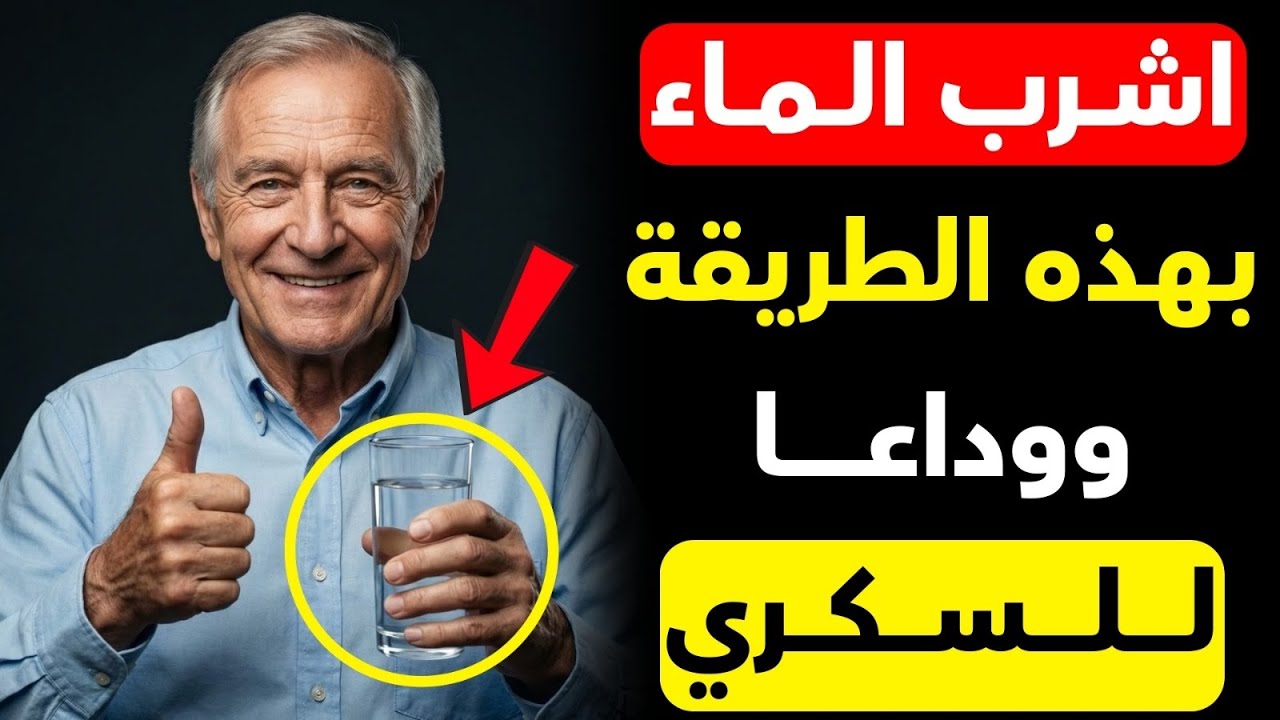 😱 أغلب الناس يشربون الماء خطأ!💧 هكذا تنظّم السكر في الدم