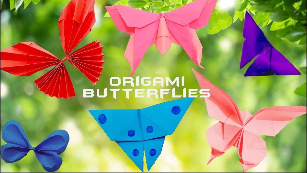 How to make origami butterflies | paper tutorial