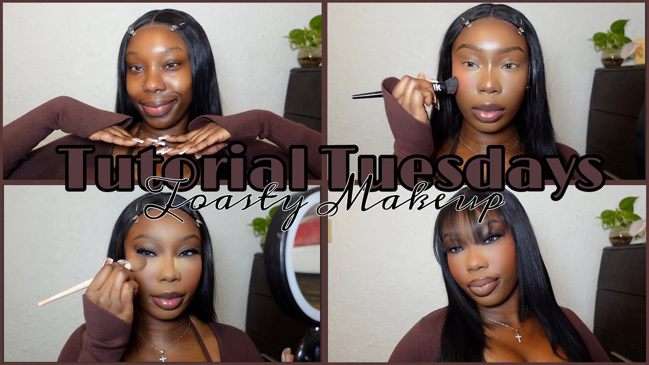 TUTORIAL TUESDAYS : TOASTY MAKEUP EDITION (DARKSKIN FRIENDLY)