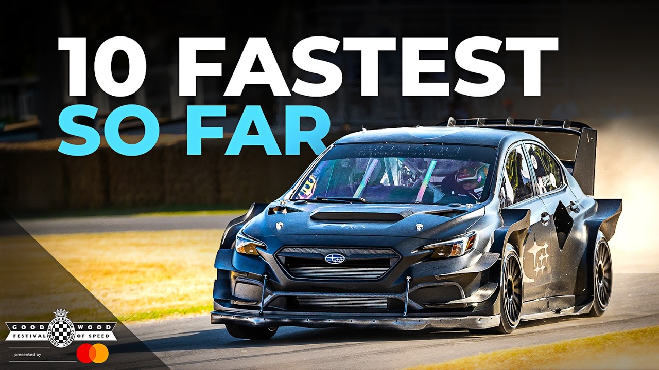 10 fastest Festival of Speed Saturday runs | 2025