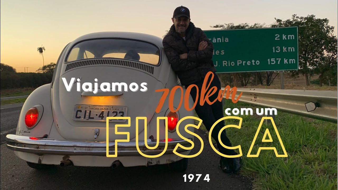 Viajamos 700km em um Fusca 1974