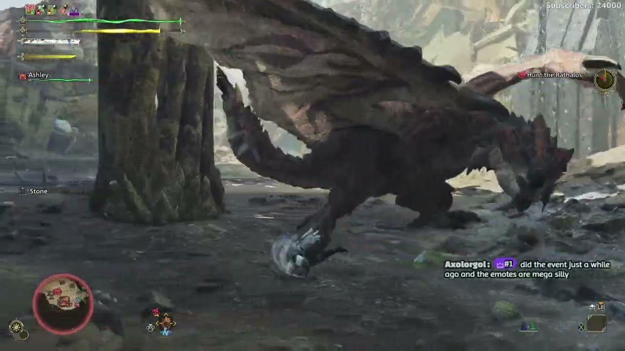 Monster Hunter Wilds but guitar and pickaxe