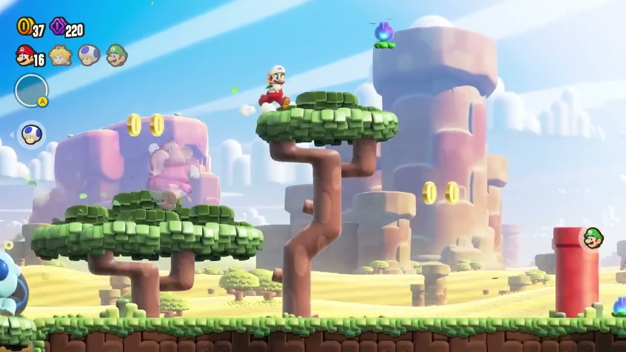 Super Mario Bros. Wonder! 10 minutes of gameplay. Games Con 2023