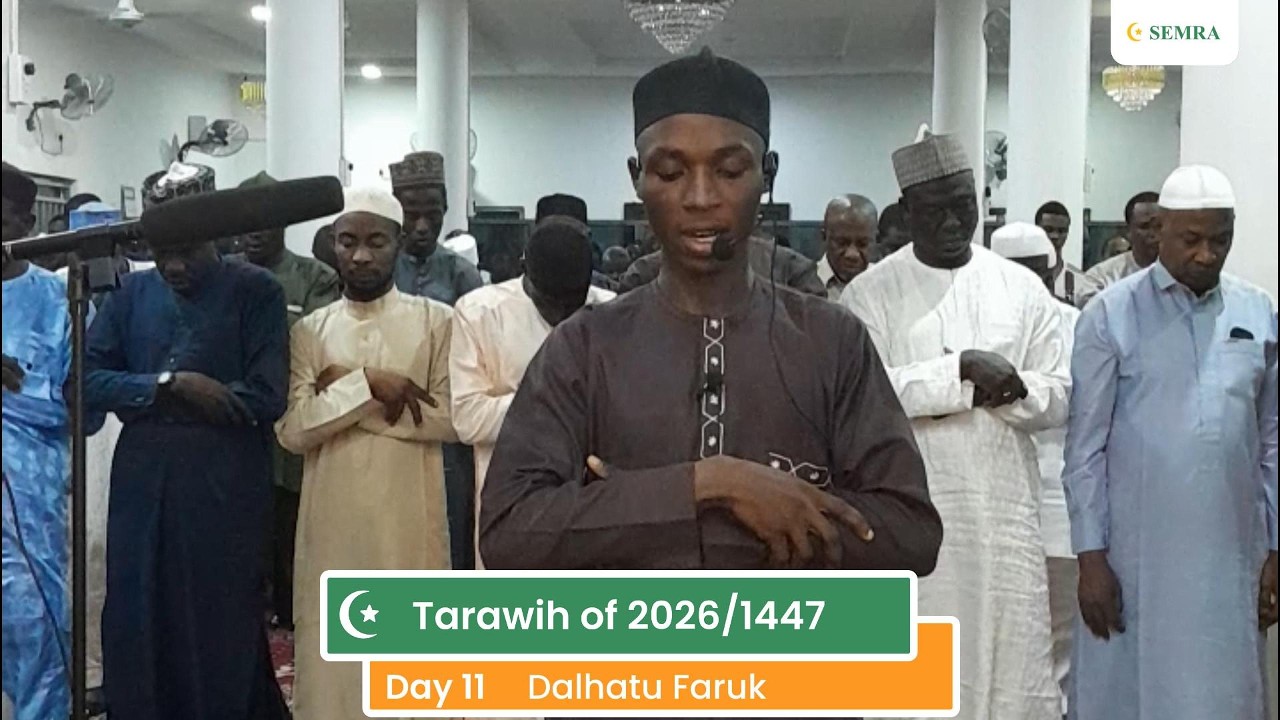 Day 11 Ramadan 1447 Taraweeh at Suncity Estate Mosque 2026/1447