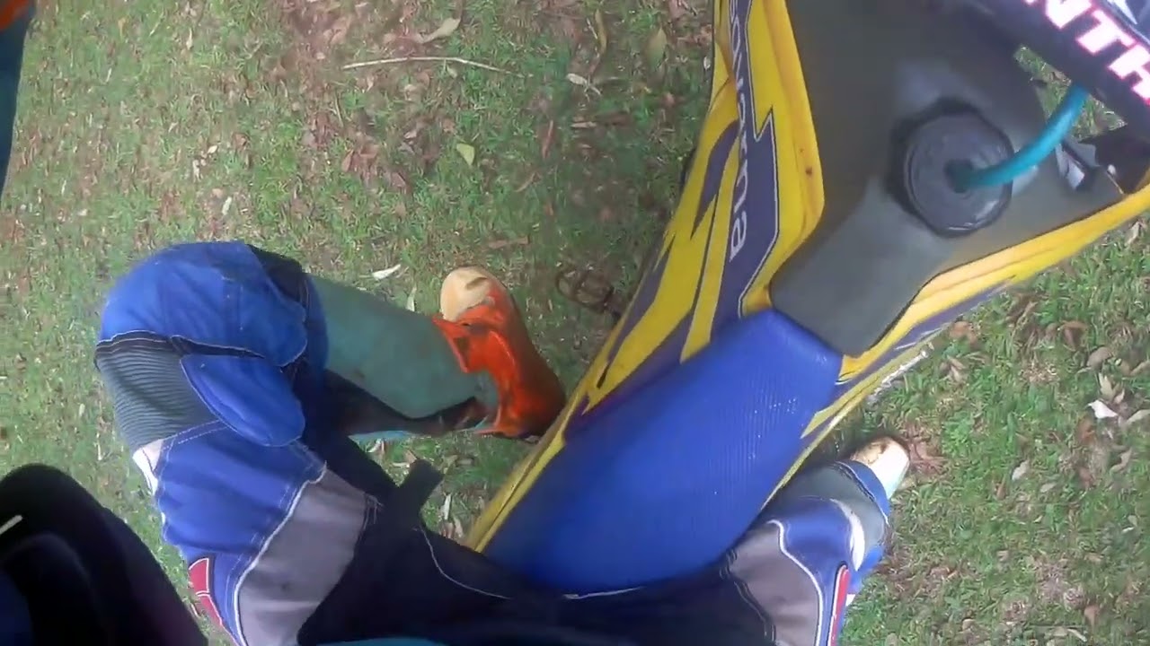 13-8-2022 Primeira trilha com wr 250 2t