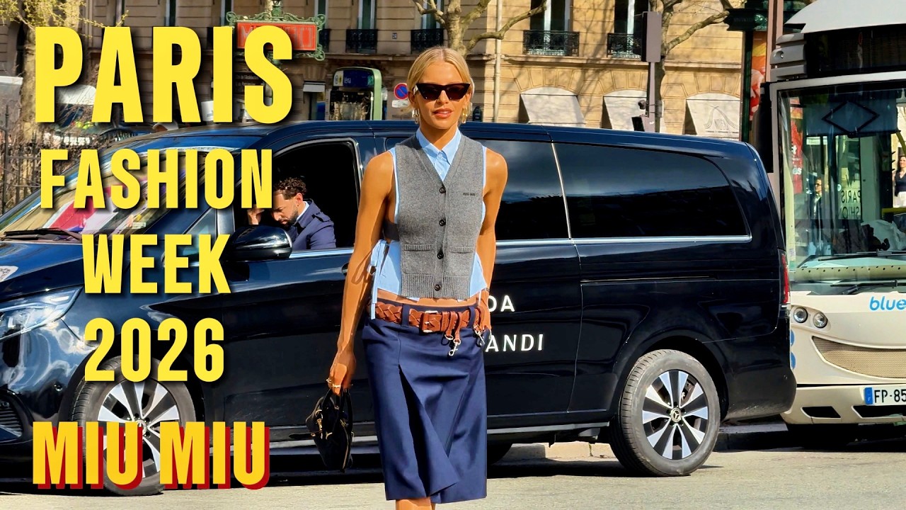 Best Miu Miu Paris Fashion Week 2026/2027 ✨Street Style