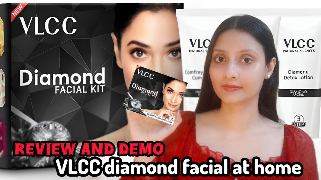 VLCC Diamond Facial at home step by step || how to do facial at home step by step