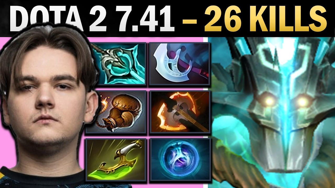Juggernaut Dota 2 7.41 with 26 Kills and 1000 GPM - Dota 2 Gameplay
